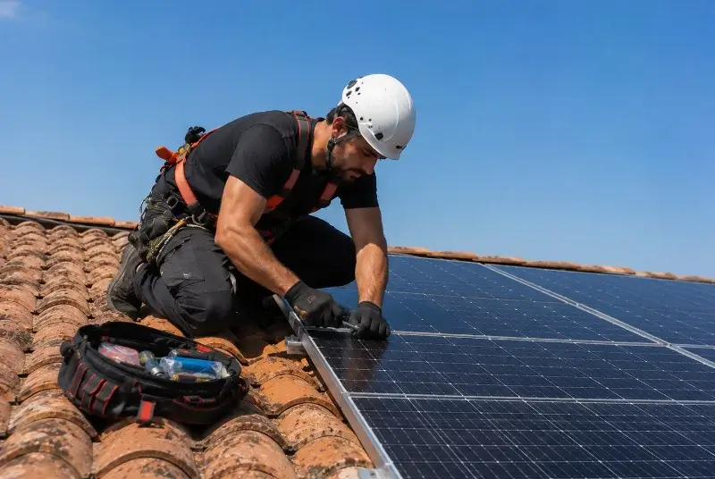 Maintenance et monitoring de panneaux solaires à Antoigné